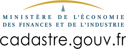 Logo DGFiP, ministère de l'Économie et des Finances (cadastre)