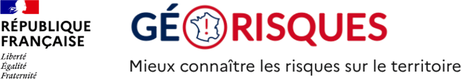 Logo Géorisques, risques naturels et technologiques